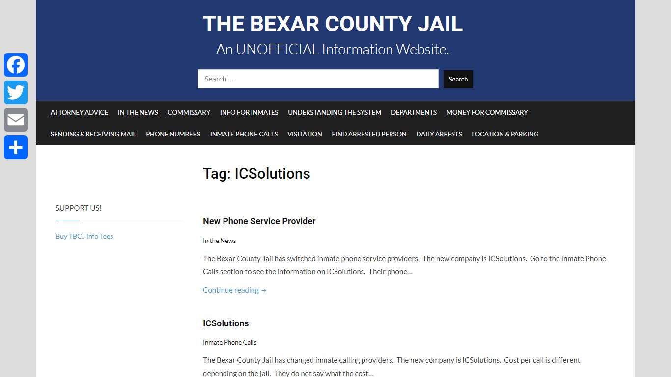 ICSolutions | The Bexar County Jail